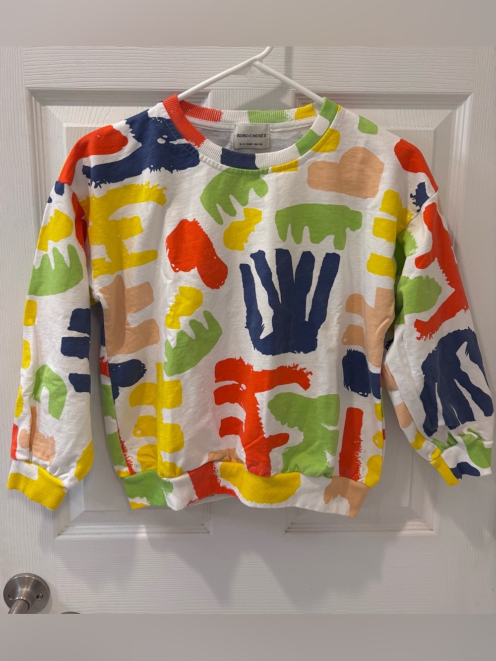 Bobo Choses Carnival All Over Multicolor Abstract Print Sweatshirt